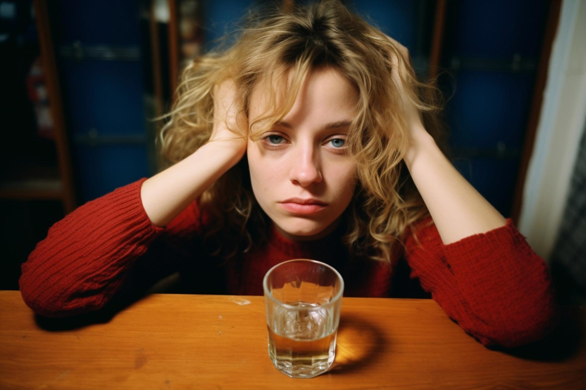 Алкоголизм у молодой женщины